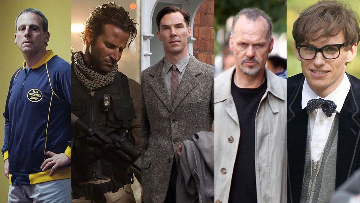 Image source: clickhole.com Four of the five Best Actor nominees in 2015 played real-life people